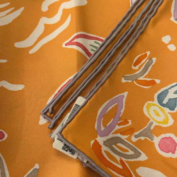 With Hermes Isola di Primavera Scarf 90 - Picture 5 of 5
